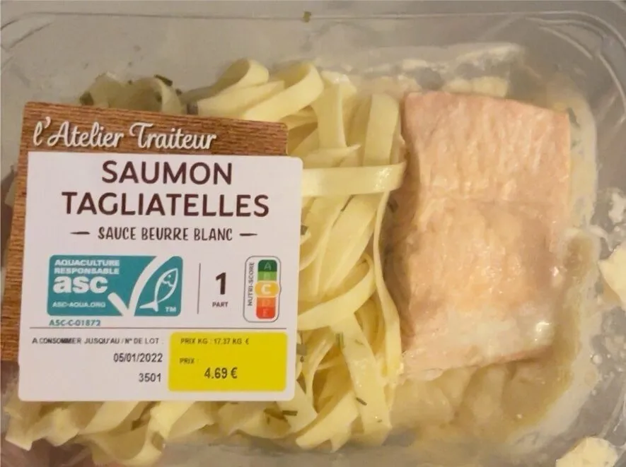 Saumon Tagliatelles