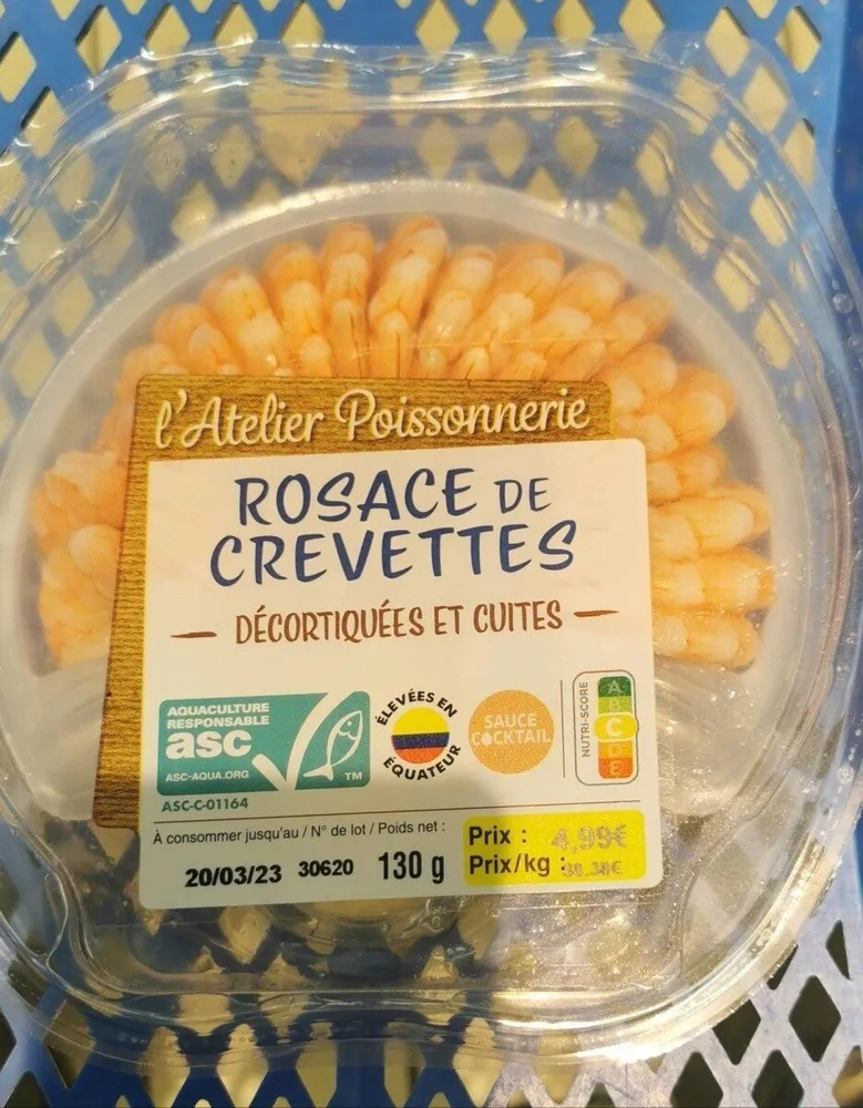 Rosace de crevettes