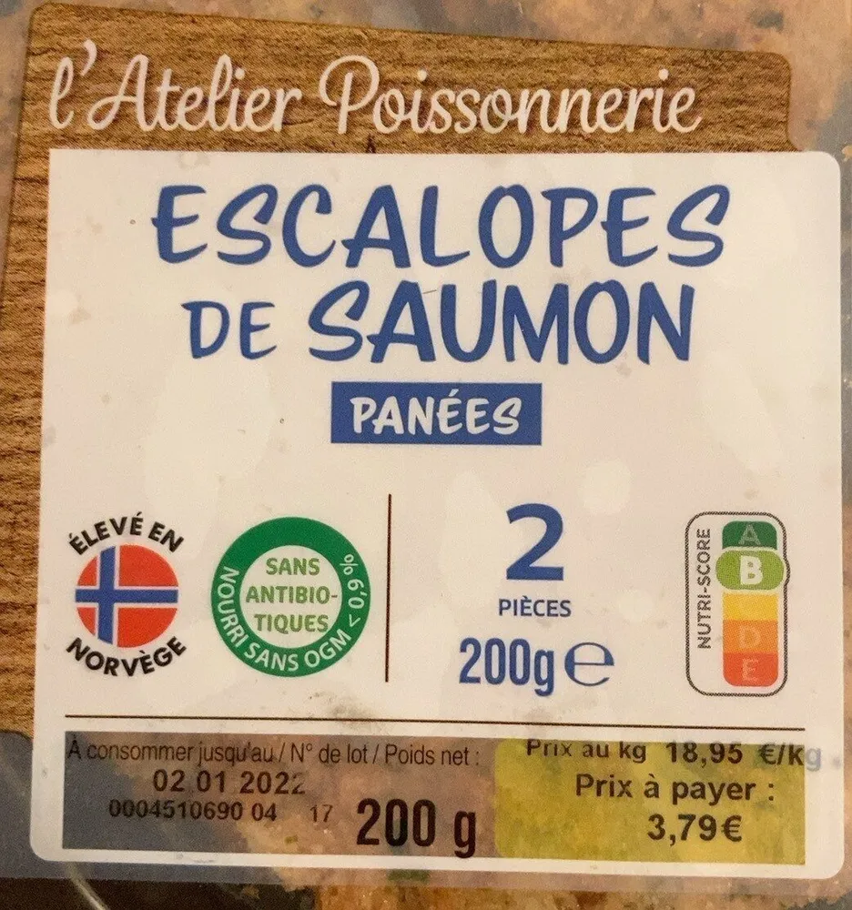 Escalope de saumon