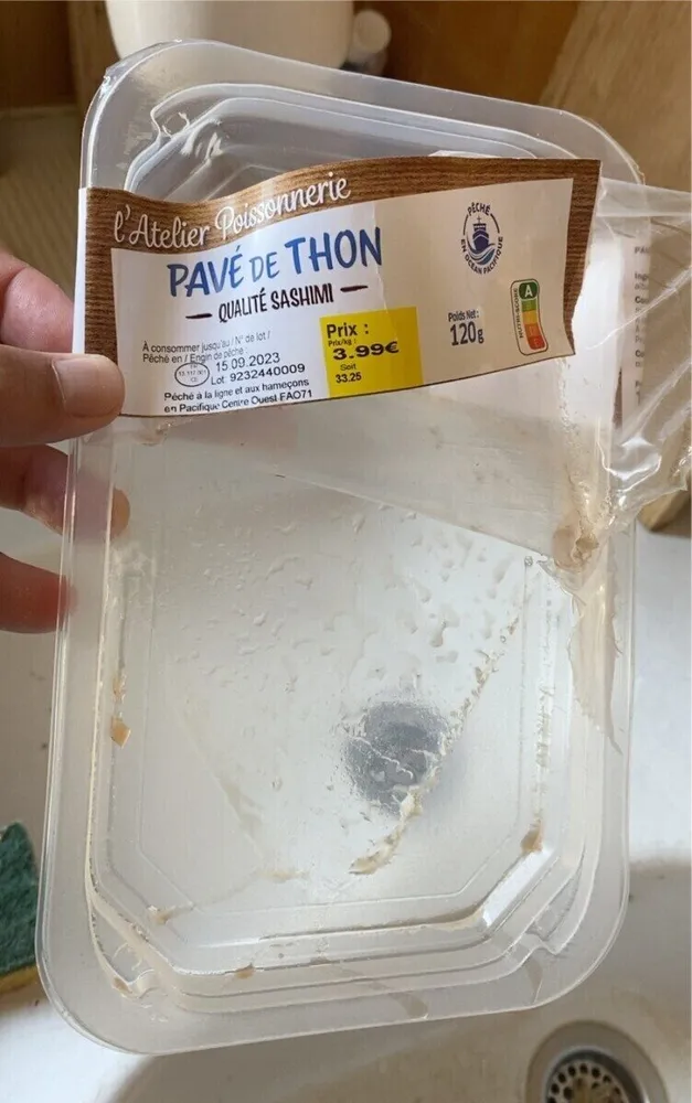 Pavé de thon - qualité sashimi