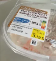 Duo carottes et ananas au surimi - L'atelier Traiteur Leclerc