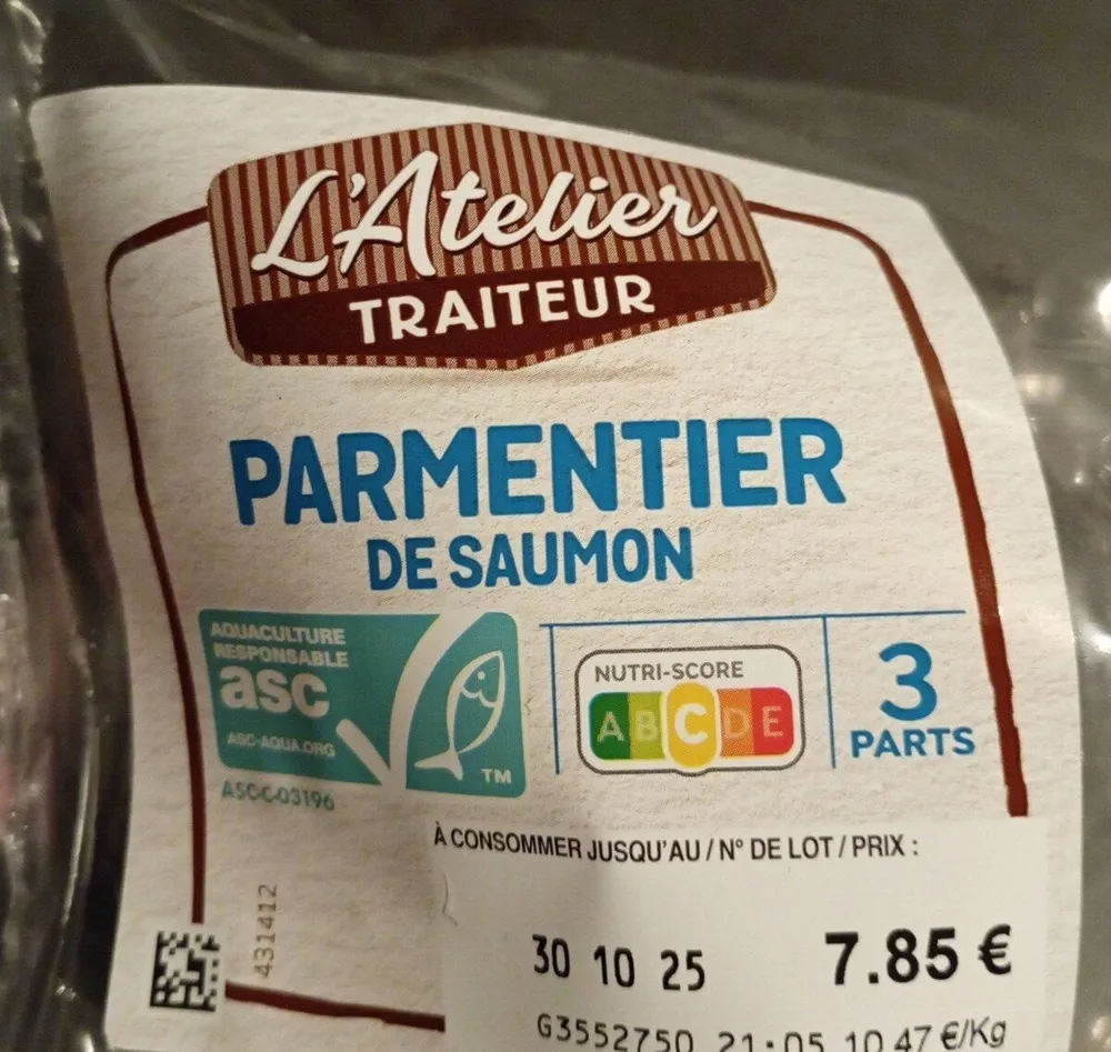 PARMENTIER DE SAUMON