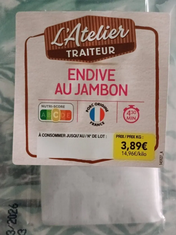 Endive au jambon