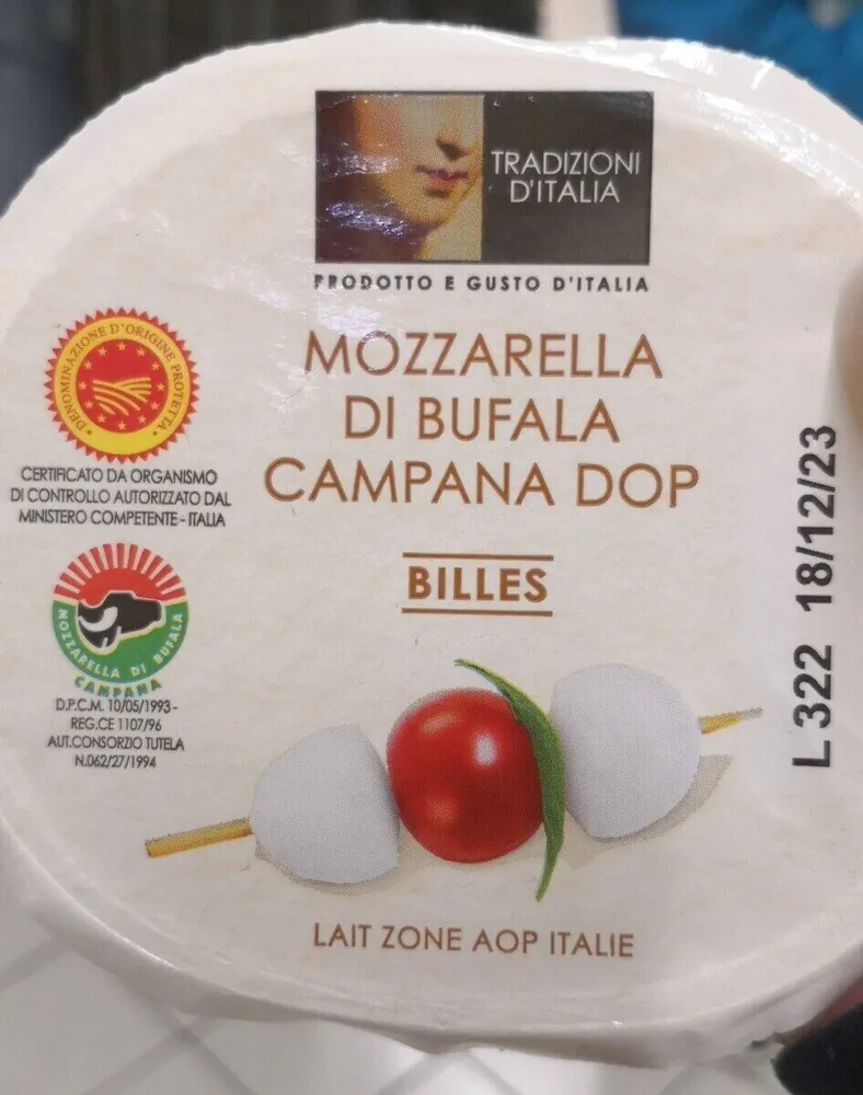 Mozzarella di buffala campana DOP