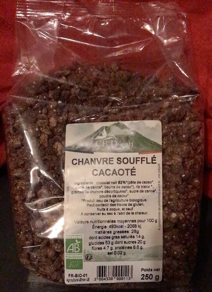 Chanvre soufflé cacaoté