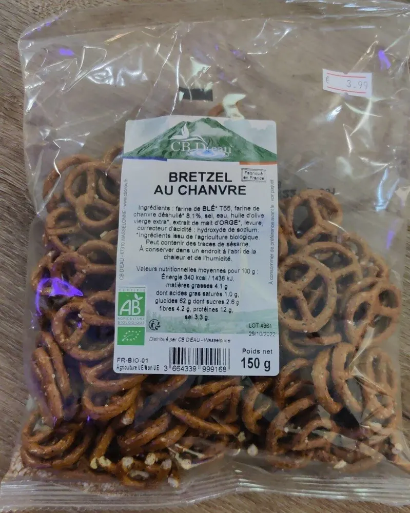 Bretzel au chanvre
