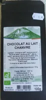 Chocolat lait chanvre
