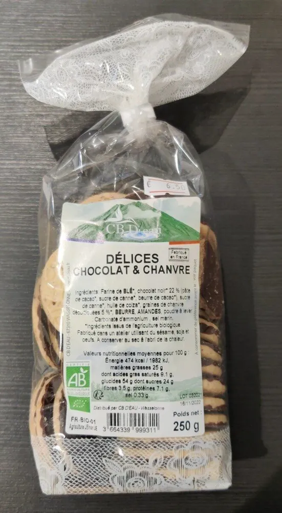Délices chocolat et chanvre