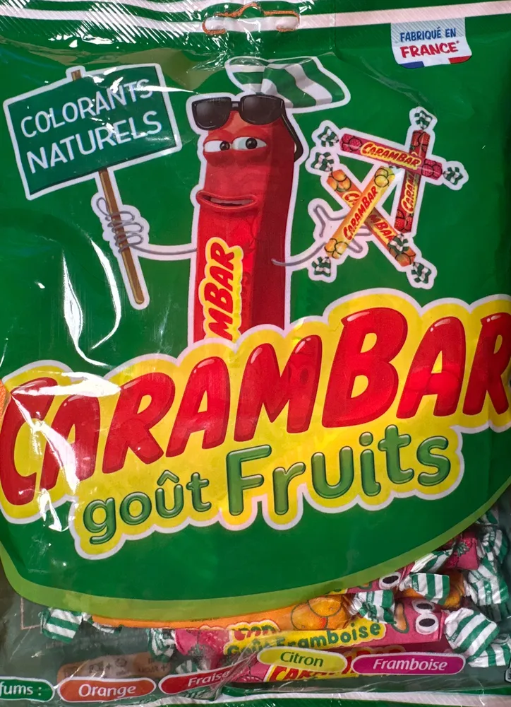 Bonbons goût fruits