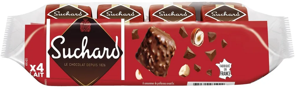 Chocolat rocher suchard lait x4