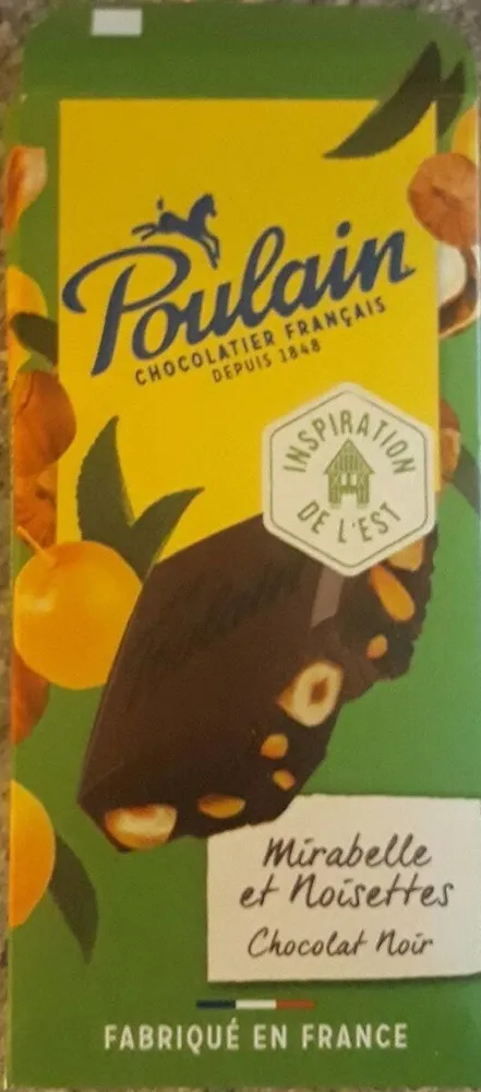 Mirabelle et noisettes Chocolat noir