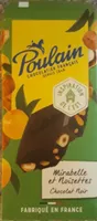 Mirabelle et noisettes Chocolat noir