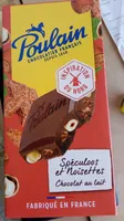 Chocolat au lait spéculoos et noisettes