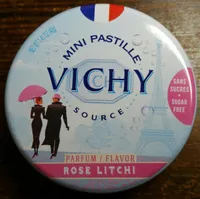 Mini pastilles Vichy parfum Rose Litchi