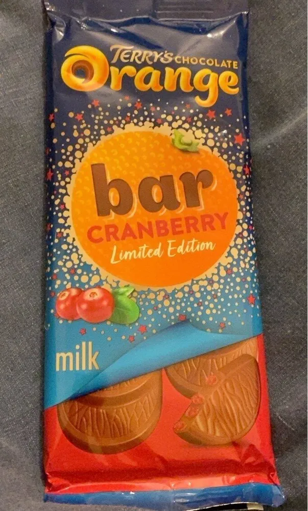 Terry’s Chocolate Orange Cranberry Bar