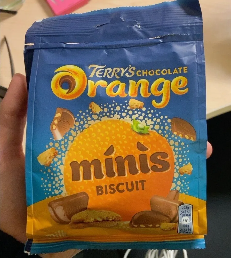 Terry’s chocolate orange minis biscuits