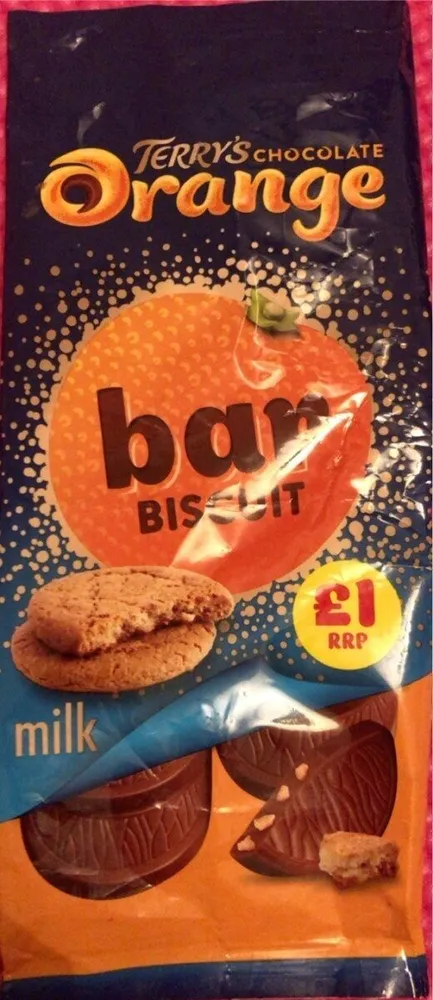 chocolate orange bar biscuit