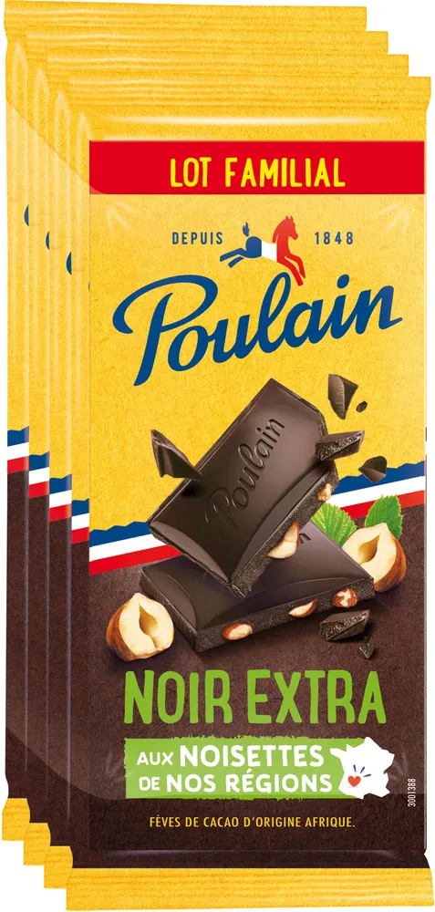 Noir Extra aux Noisettes de nos Regions