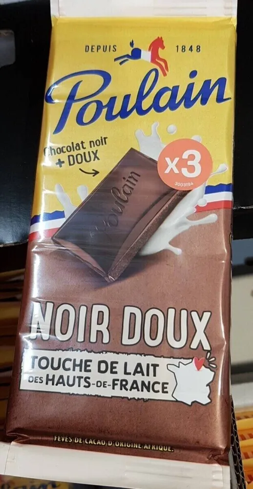 Chocolat noir + doux