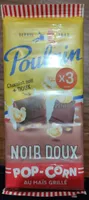 Chocolat noir doux pop-corn x3