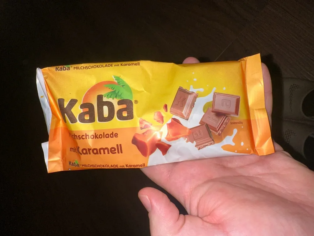 Milchschokolade mit Karamell