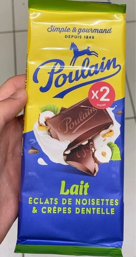 Lait ÉCLATS DE NOISETTES & CRÊPES DENTELLE