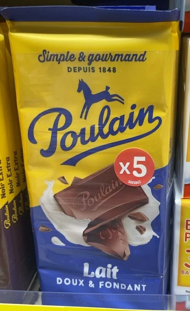 Tablette chocolat Lait doux et fondant