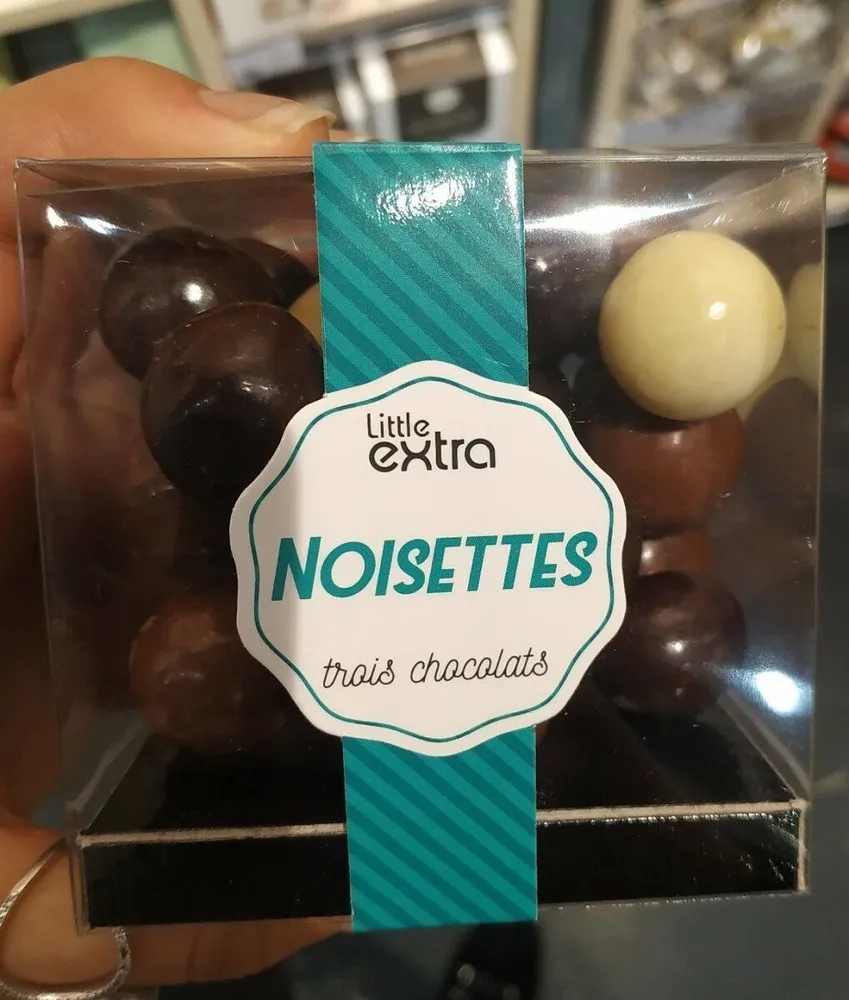 Noisettes trois chocolats