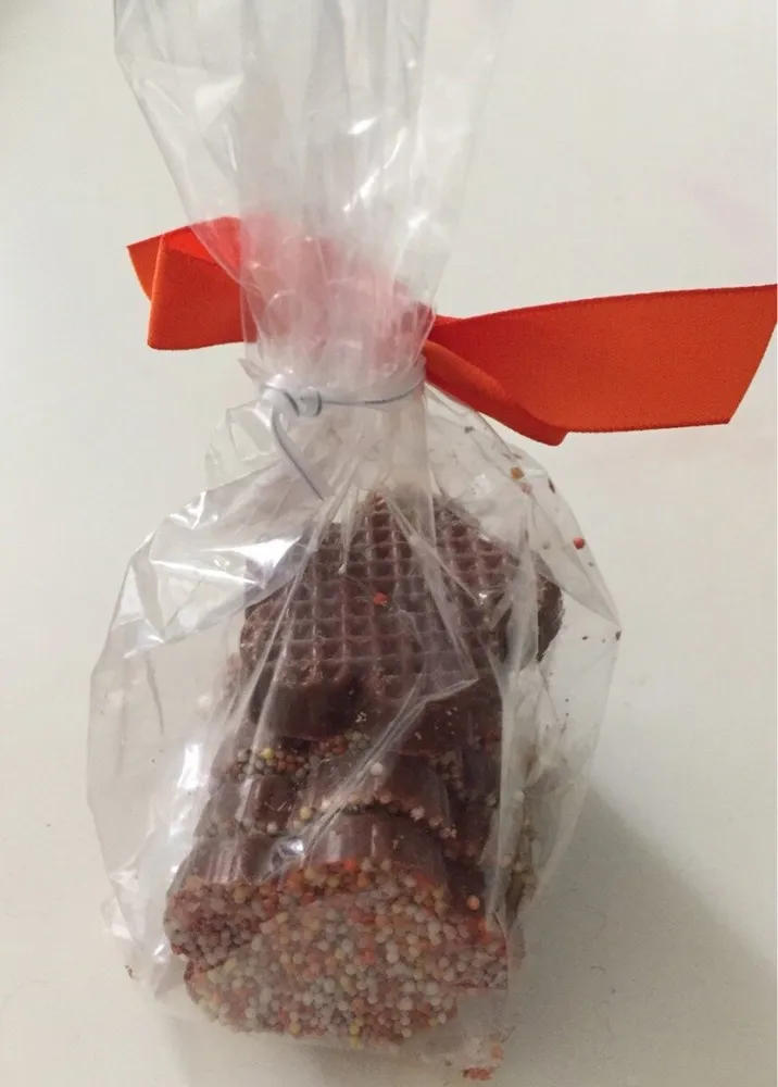 Sachet chocolat au lait fleurs