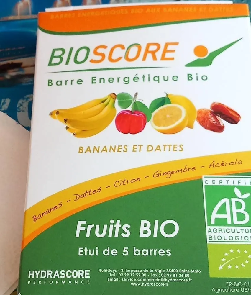 Barre énergétique bio