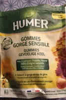 Gommes gorge sensible