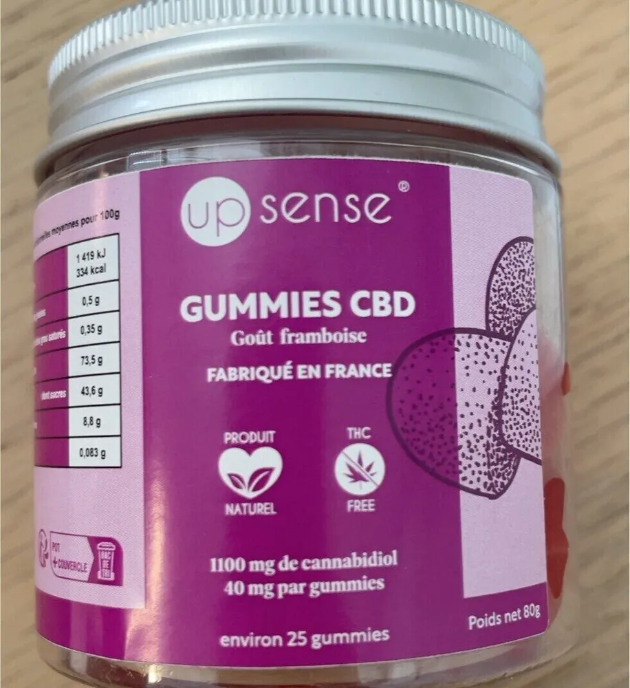 Gummies CBD framboise