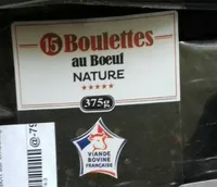 15 boulettes au boeuf nature
