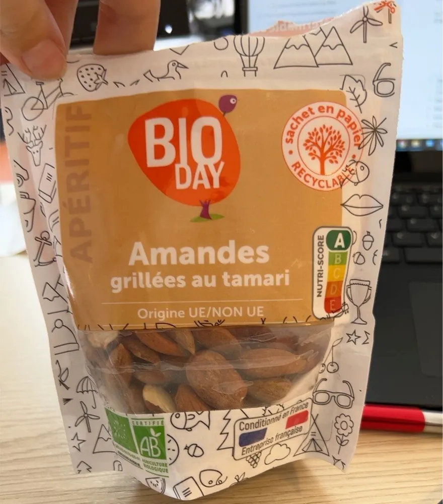 Amandes au tamari BIO sachet