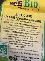 Boulgour de petit épeautre prégermé