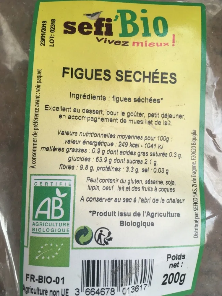 Figues séchées