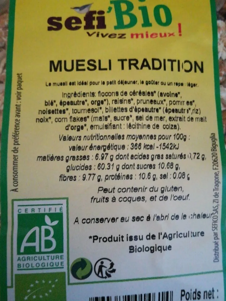 Muesli tradition