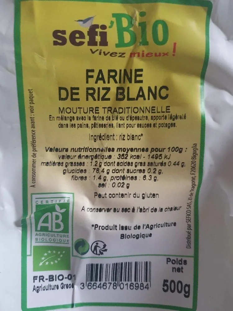 Farine de riz