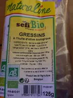 Sefi bio gressins a l'huile d'olive bio
