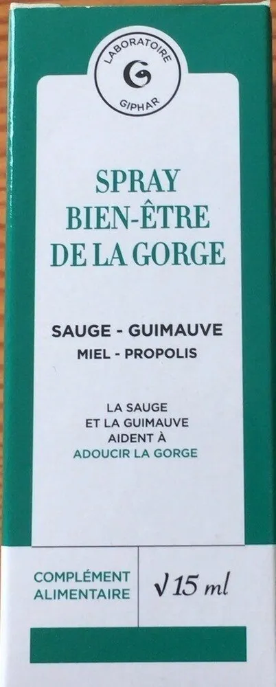 Spray bien-être de la gorge