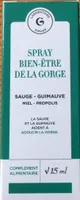 Spray bien-être de la gorge