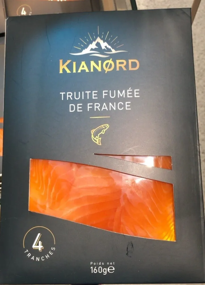 Truite fumee de france