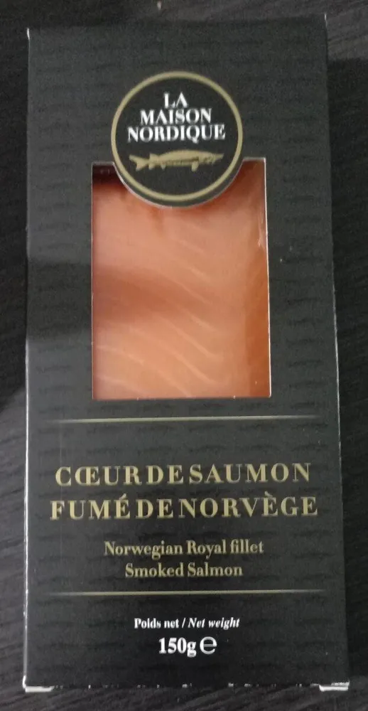 Cœur de saumon fumé de Norvège