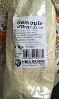 Semoule d'orge fine