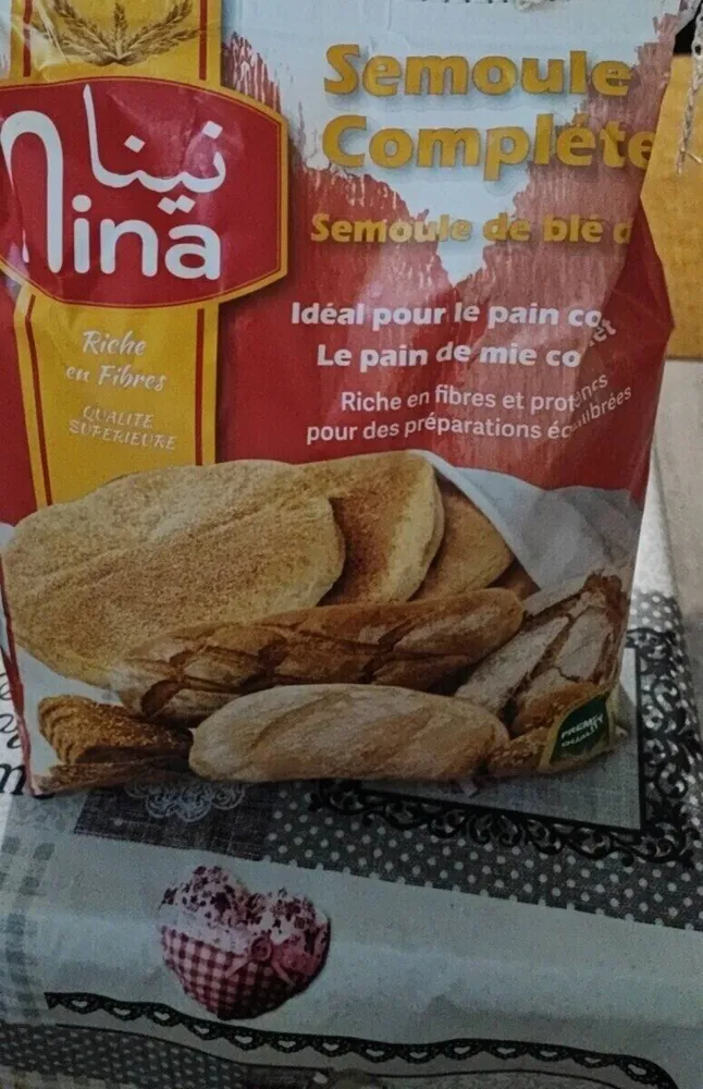 Semoule de blé dur complète