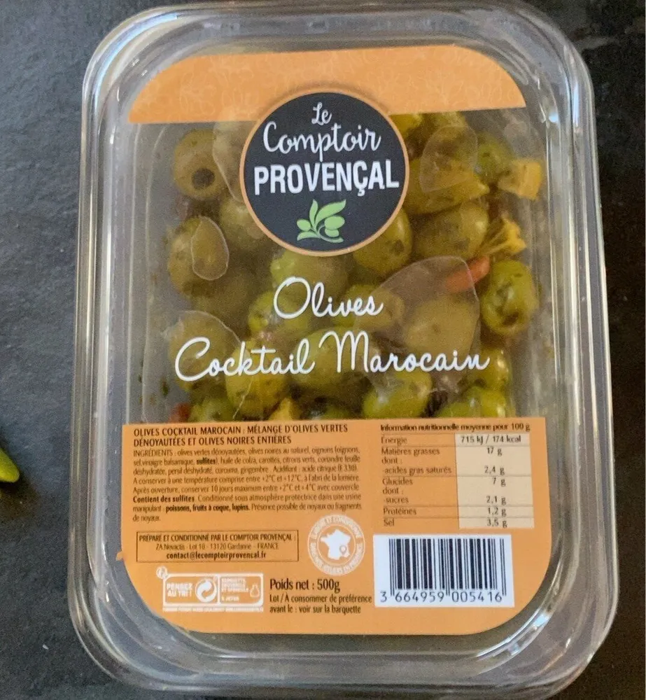 Olives cocktail marocain