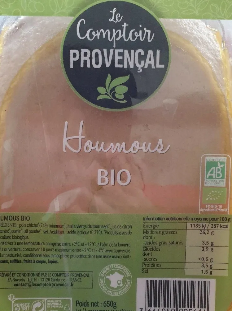 Houmous bio