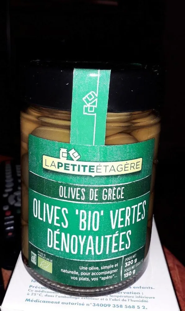 Olives vertes dénoyautées