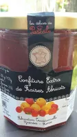 Confiture extra de fraises abricots
