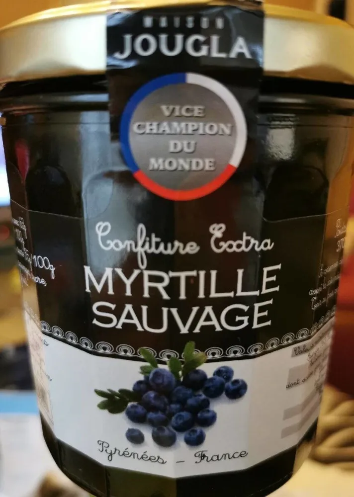 Confiture extra de myrtilles sauvages